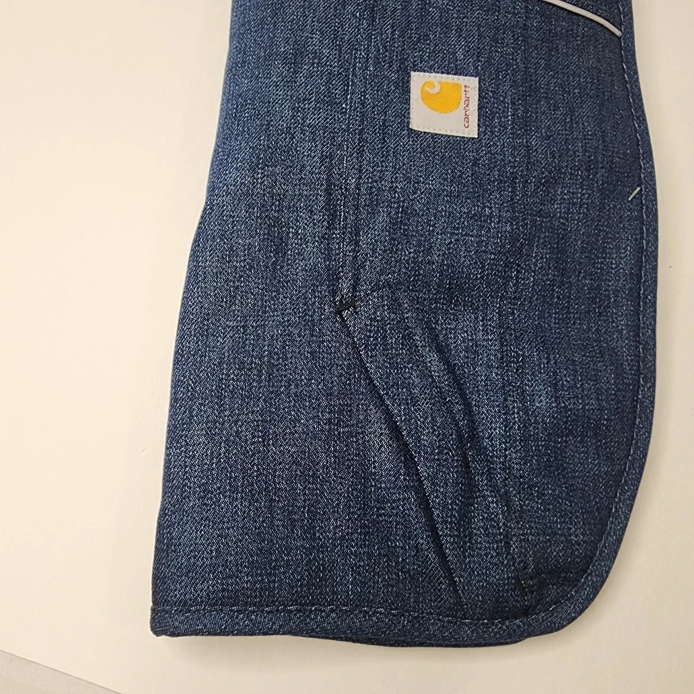 Carhartt Denim Insulated Dog Chore Coat, Size Medium 22